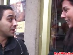 Chubby threeway Dutch hooker pussylicked