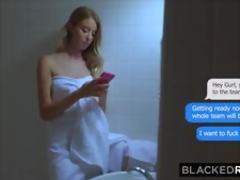 BLACKEDRAW Teen gets passed around and fucked by group of BBCs