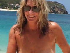 Topless Wife At The Beach