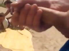 Dickflash - Jerking for 2 sunbathing girls