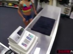 Deep throater and horny Asian chick gets fucked by Shawn in his office